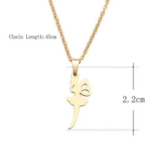 TITANIUM (NEVER FADE) Fairy Necklace 45 cm (SILVER ONLY)