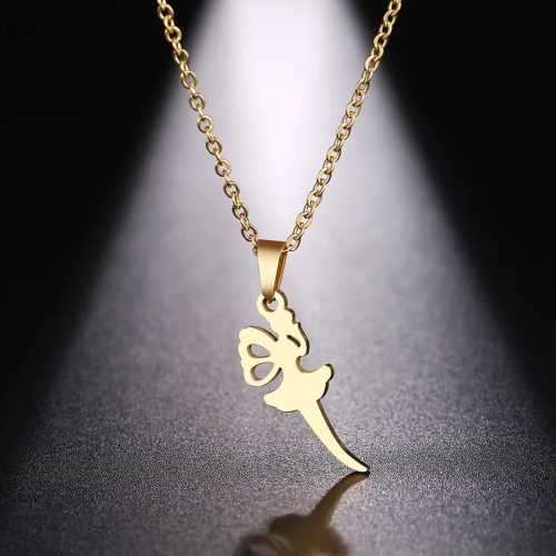 TITANIUM (NEVER FADE) Fairy Necklace 45 cm (SILVER ONLY)