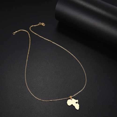 Retail Price R899 TITANIUM (NEVER FADE) AFRICA HEART Necklace 45 cm (SILVER ONLY)