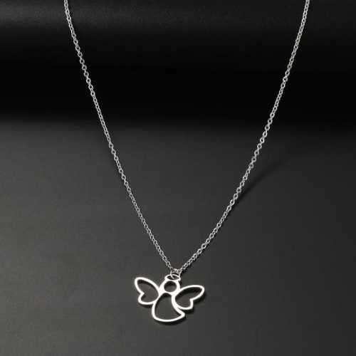 TITANIUM (NEVER FADE) ANGEL Necklace 45cm (SILVER ONLY)