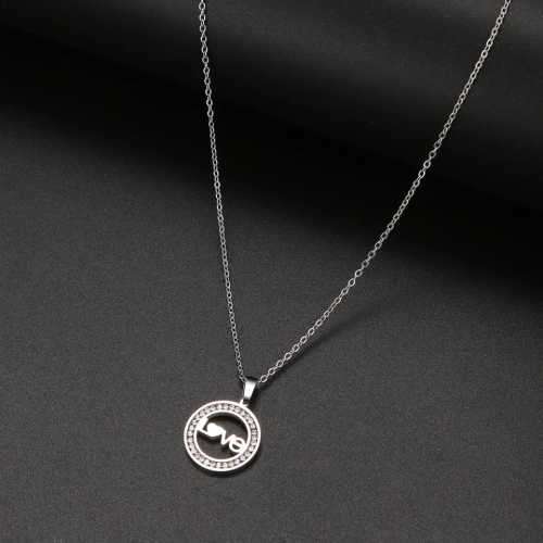 Retail Price R1399 TITANIUM (NEVER FADE) LOVE Necklace 45cm (SILVER ONLY)