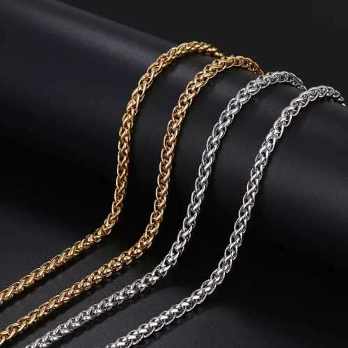 TITANIUM (NEVER FADE) ROLY POLY Necklace 60cm (SILVER ONLY)