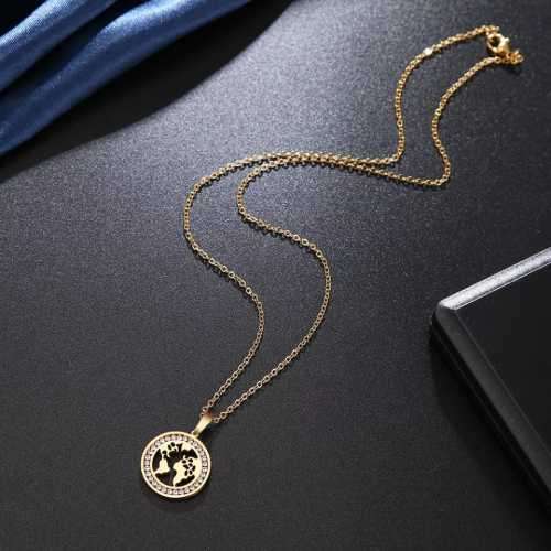 Retail Price R999 TITANIUM (NEVER FADE) WORLD MAP Necklace 45cm (SILVER ONLY)
