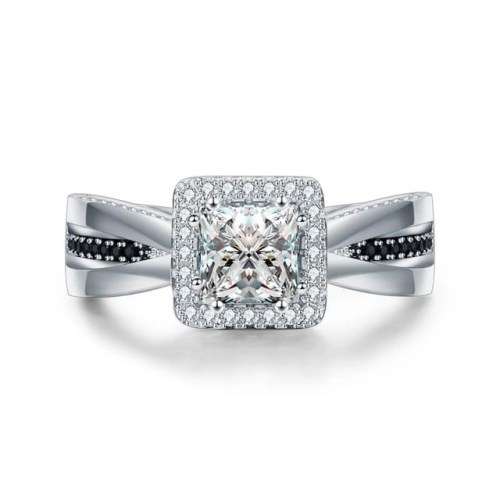 Retail Price R2899 1.5 CT SOLID 925 STERLING SILVER MODERN RING SIZE 6 US