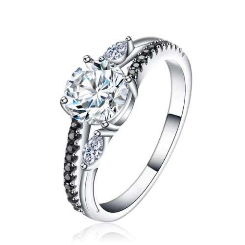 *CLEARANCE SALE* 2CT SOLID 925 STERLING SILVER MODERN RING SIZE 9 US