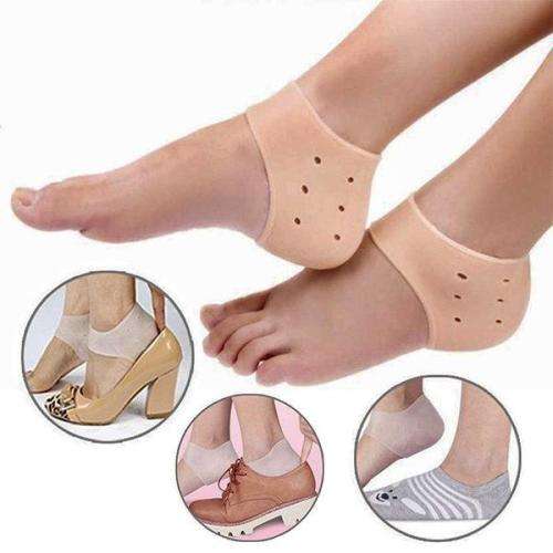 Heel Anti Crack Orthopedic Pain Reliever Silicone Protector/Socks