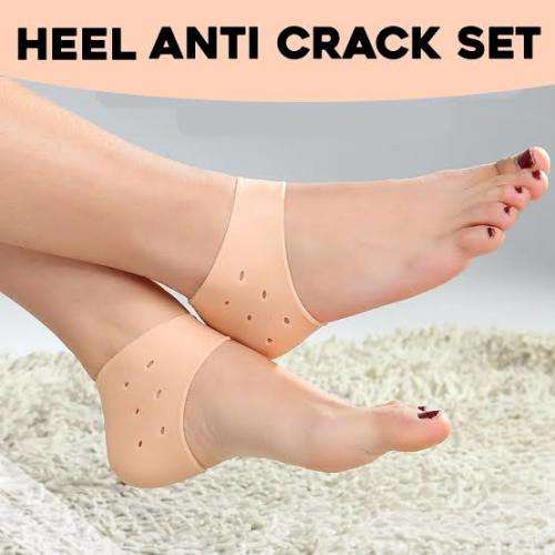 Heel Anti Crack Orthopedic Pain Reliever Silicone Protector/Socks
