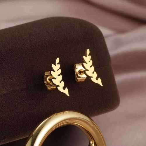 Retail Price R649 TITANIUM (NEVER FADE) LEAF Earrings (GOLD ONLY)