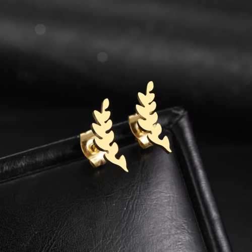 Retail Price R649 TITANIUM (NEVER FADE) LEAF Earrings (GOLD ONLY)