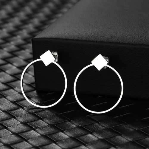 Retail Price R649 TITANIUM (NEVER FADE) HOOP Earrings (SILVER ONLY)