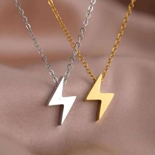 Retail Price R1099 TITANIUM (NEVER FADE) LIGHTNING Necklace 45cm (SILVER ONLY)