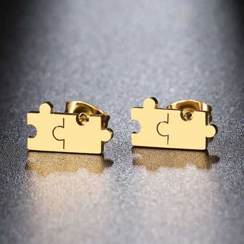 Retail Price R499 TITANIUM (NEVER FADE) SILVER PUZZLE Earrings