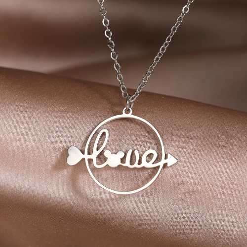 Retail Price R1399 TITANIUM (NEVER FADE) SILVER ARROW LOVE Necklace 45cm