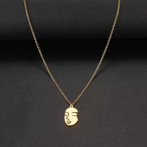 Retail Price R1199 TITANIUM (NEVER FADE) SILVER WOMAN FACE Necklace 45cm