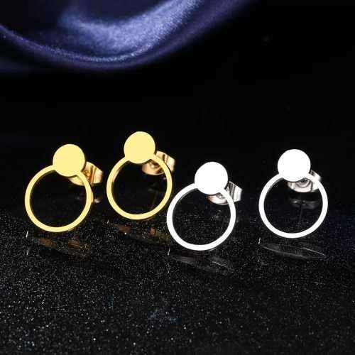 Retail Price R699 TITANIUM (NEVER FADE) SILVER CIRCLE Earrings