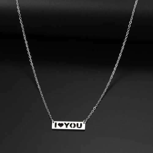 Retail Price R1299 TITANIUM (NEVER FADE) SILVER I LOVE YOU Necklace 45cm