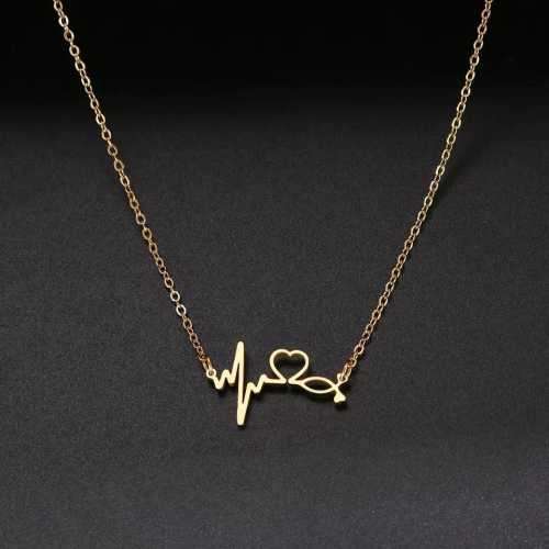 Retail Price R1199 TITANIUM (NEVER FADE) SILVER HEARTBEAT HEART INFINITY Necklace 45cm