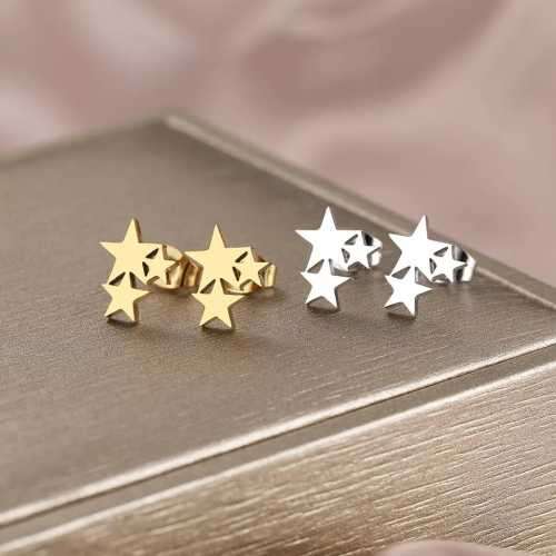 Retail Price R799 TITANIUM (NEVER FADE) GOLD STARS Earrings