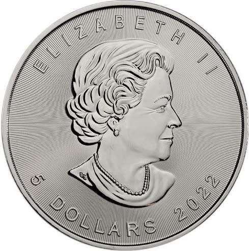 25 x One Ounce 2022 Silver Canadian Maple