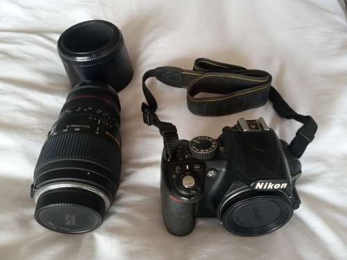 Nikon D3100 with Sigma 70-300 Zoom Lens