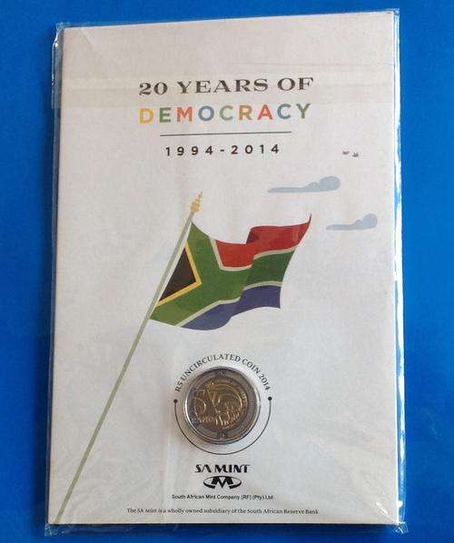 2014 20 years of democracy R5 + 2013 100 years anniversary of Union Buildings R2