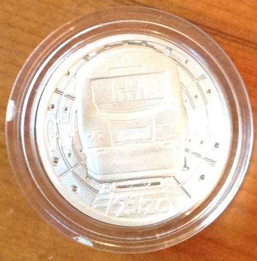 ### 2012 Proof Silver Tickey - Gautrain ###
