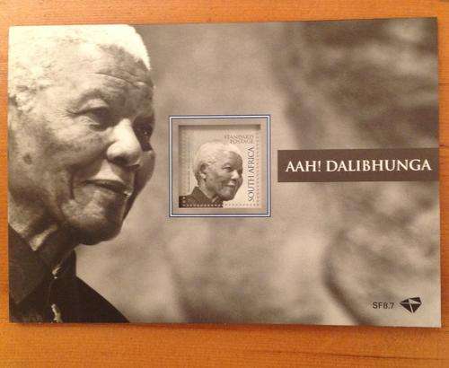 Stunning 2013 Nelson Mandela Commemorative Stamp Folder SF 8.7
