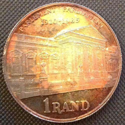 @@@ Proof 1985 Silver R1 - Parliament - in Blue SA Mint Box @@@