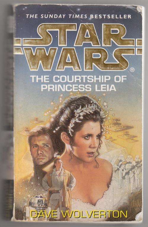STAR WARS - The Courtship of Princess Leia by Dave Wolverton - Paperback