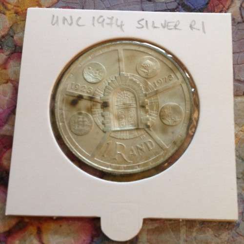 1974 Uncirculated Silver One rand