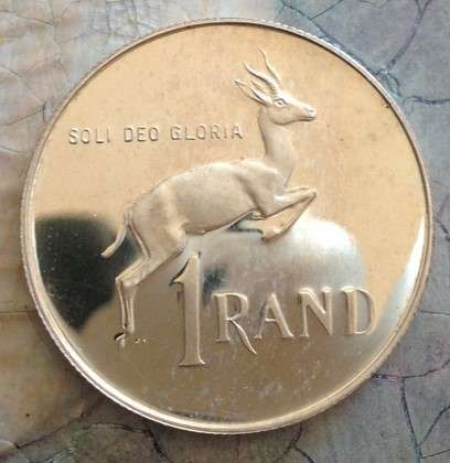 Proof 1987 Silver One Rand (R1)