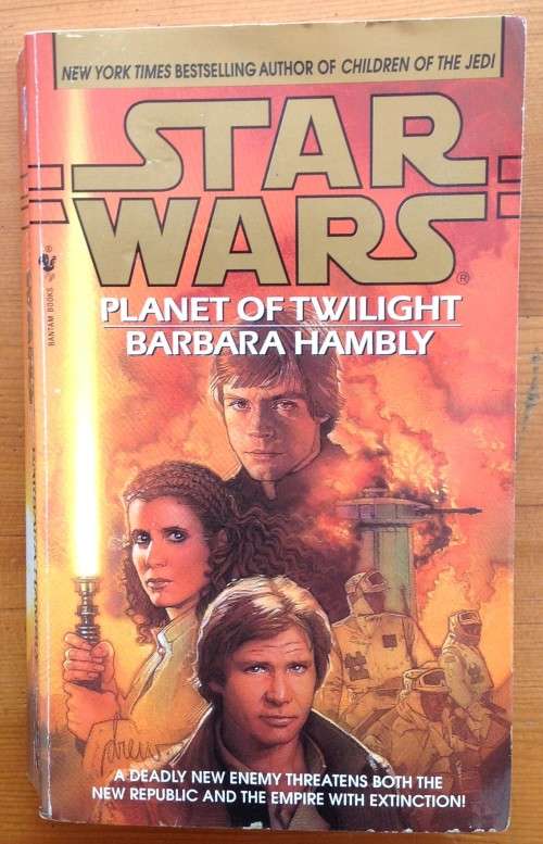 STAR WARS - PLANET OF TWILIGHT by BARBARA HAMBLY , almost as new