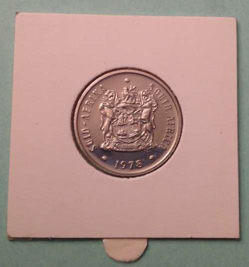 Scarce RSA 1978 Proof Twenty Cents (20c) in Coin Holder