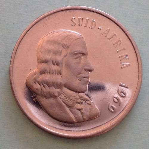 1969 Afrikaans Proof Twenty Cents