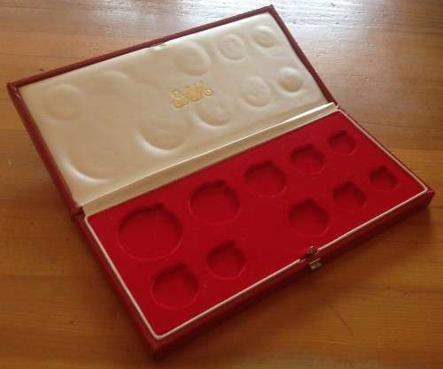 Empty RED SA Mint Box for 1977 Long Proof set