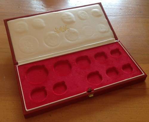 Empty RED SA Mint Box for 1978 Long Proof set