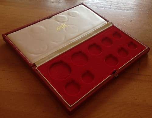 Empty RED SA Mint Box for 1975 Long Proof set