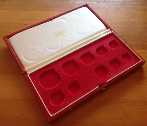 Empty RED SA Mint Box for 1972 Long Proof set
