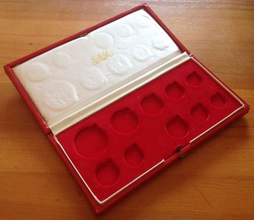 Empty RED SA Mint Box for 1971 Long Proof set