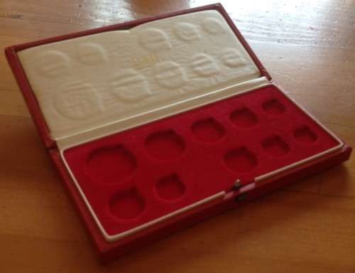 Empty RED SA Mint Box for 1970 Long Proof set