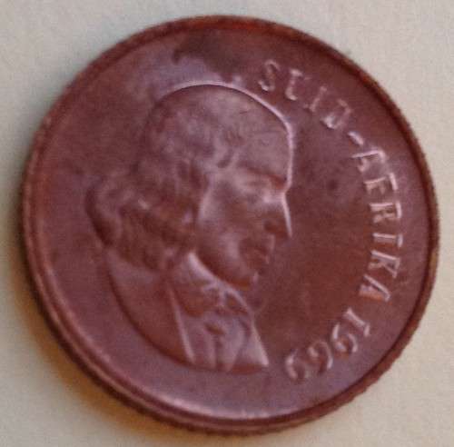 1969 Afrikaans Proof One Cent