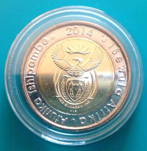 UNC 2014 Mandela 20 Years of Freedom R5 in CAPSULE - Get yours now!
