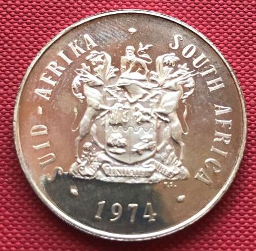 Proof 1974 Silver One Rand