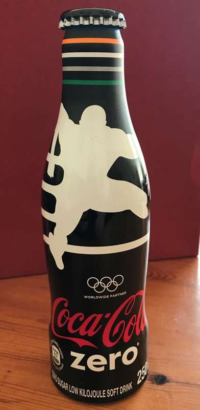 Coco-Cola Zero Olympics 2016 Aluminium Bottle - Collectors item