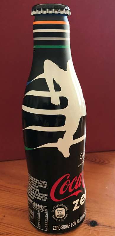 Coco-Cola Zero Olympics 2016 Aluminium Bottle - Collectors item