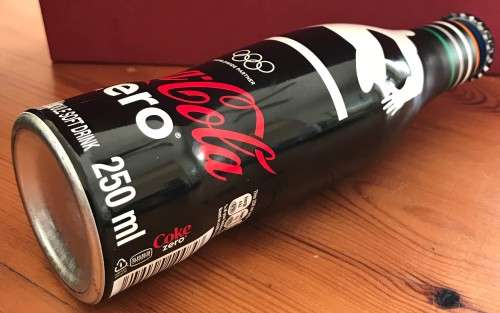 Coco-Cola Zero Olympics 2016 Aluminium Bottle - Collectors item