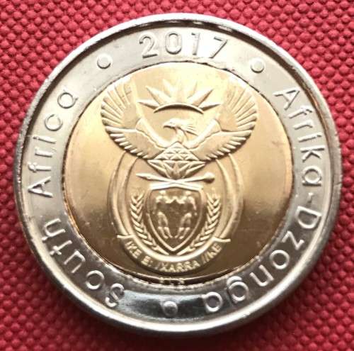 SUPERB OR TAMBO 2017 uncirculated bi-metal R5 commemorative coin