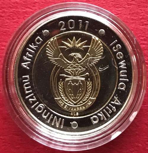 2011 Proof "Oom Paul" Mintmark Five rand