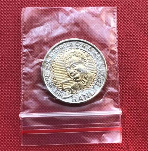 NEW HOLOGRAMMED 2018 MANDELA 100TH ANNIVERSARY UNC BI-METAL R5