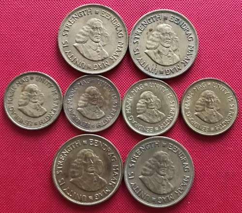 1ST DECIMAL SERIES One Cent and 1/2 Cent Set (1961 1962 1963 1964)
